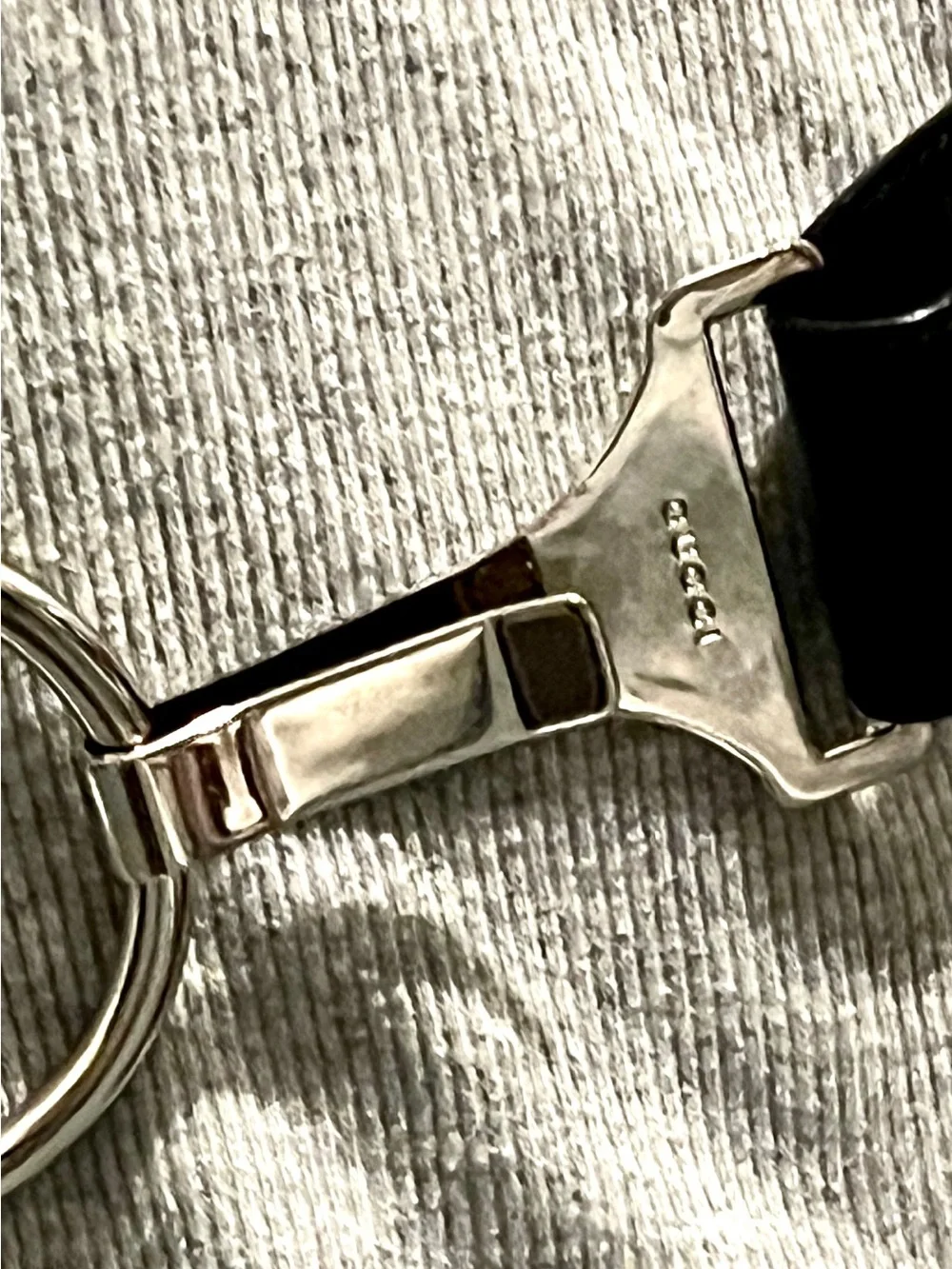 Gucci black leather
